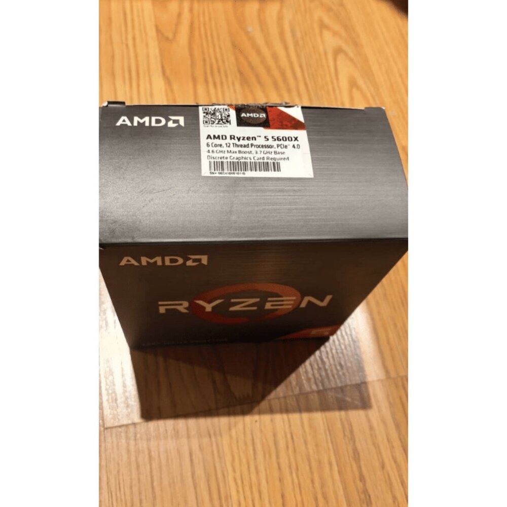 AMD Ryzen 5 5600X 6-core with Wraith Stealth cooler